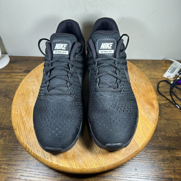 Nike Air Max 2017 Triple Black Shoes Men\'s Size 13 849559-004 main image 9